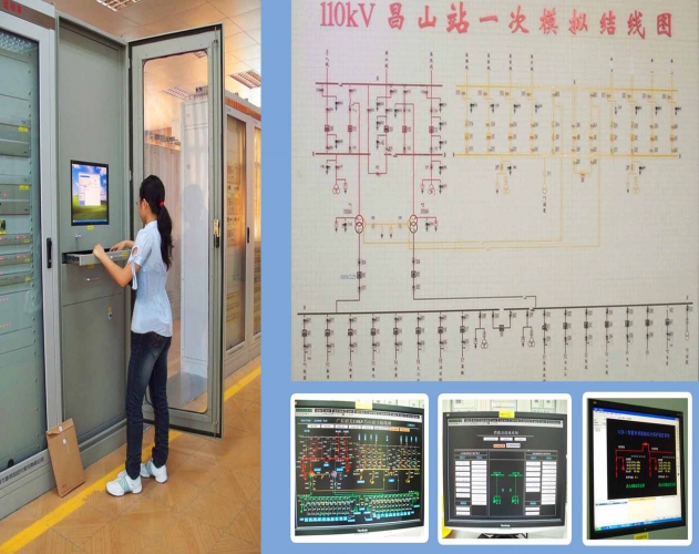 南網(wǎng)廣東韶關(guān)110KV昌山變電站NZJL-1監(jiān)控錄波屏